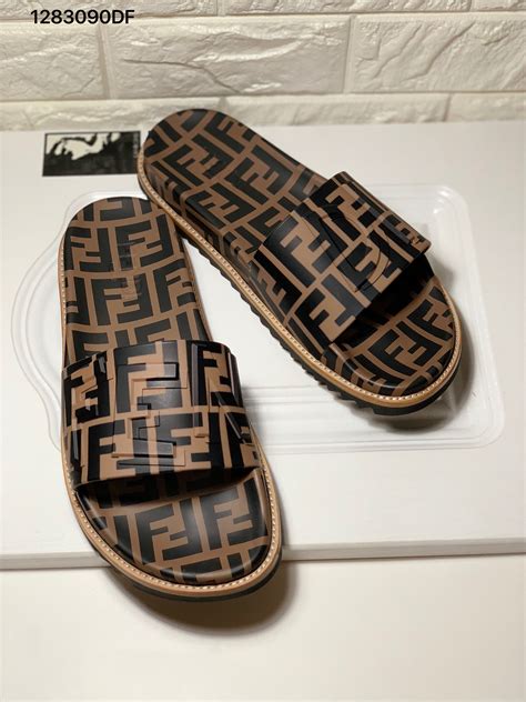 fendi mens slippers|Men's Luxury Slides & Designer Sandals .